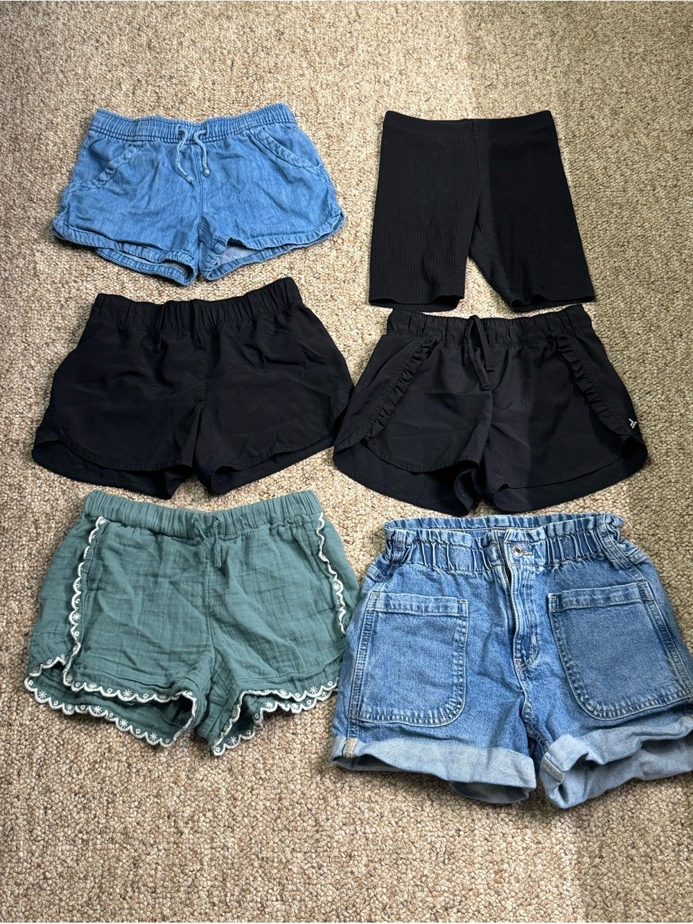 Assorted Girls' Shorts Lot